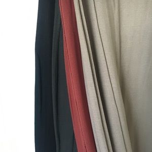 Tank ribbed knee length dresses